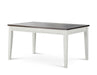 Steve Silver Caylie Dining Table in Two-tone Ivory and Driftwood image