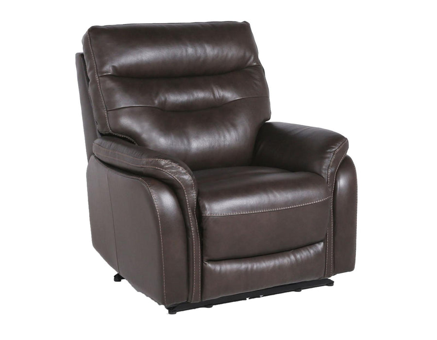 Steve Silver Fortuna Leather Dual Power Recliner in Coffee image