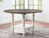 Steve Silver Joanna Round Counter Table in Two-tone Ivory and Mocha image