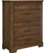 Vaughan-Bassett Cool Rustic 5 Drawer Chest in Amber image