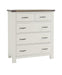 Vaughan-Bassett Maple Road Chest in Soft White/Natural Top image