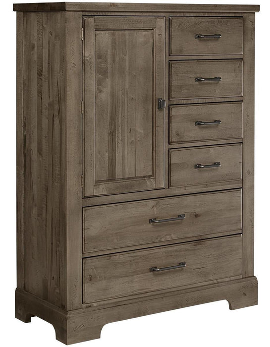 Vaughan-Bassett Cool Rustic Standing Chest in Stone Grey image