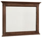 Vaughan-Bassett Heritage Landscape Mirror in Amish Cherry image