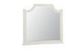 Vaughan-Bassett Maple Road Scalloped Mirror in Soft White/Natural Top image