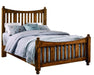 Vaughan-Bassett Maple Road King Slat Poster Bed  in Antique Amish image