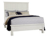 Vaughan-Bassett Maple Road King Mansion Bed with Low Profile Footboard in Soft White image